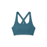 W039. LYCRA® Hybrid Sports Bra - Storm
