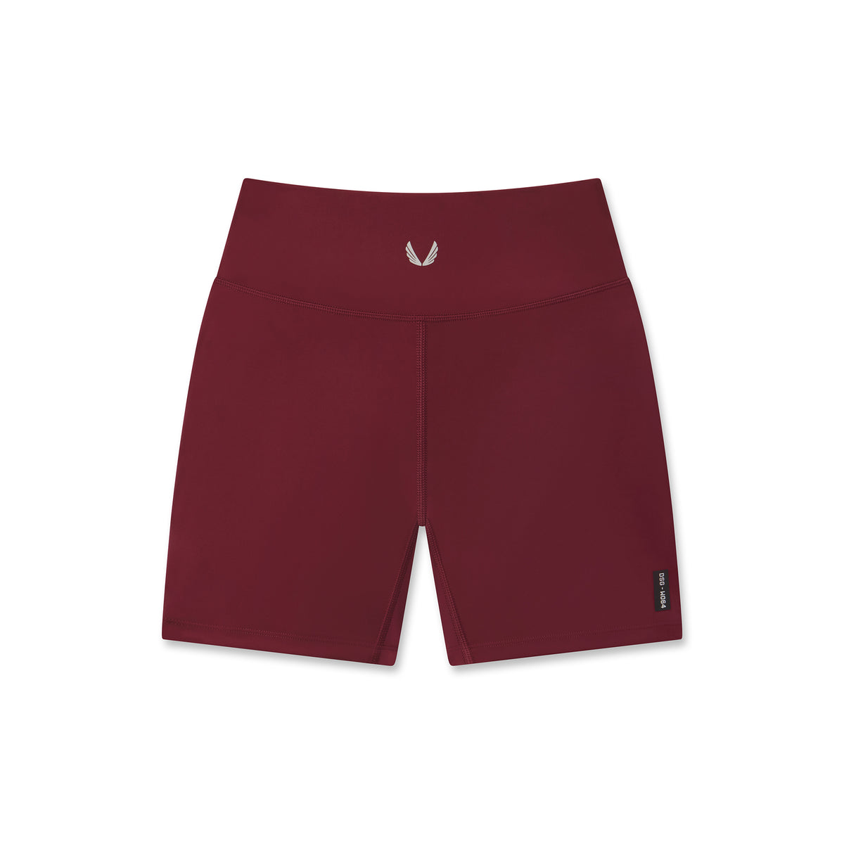 W064 LYCRA® ADAPTIV Biker Short in crimson, front view