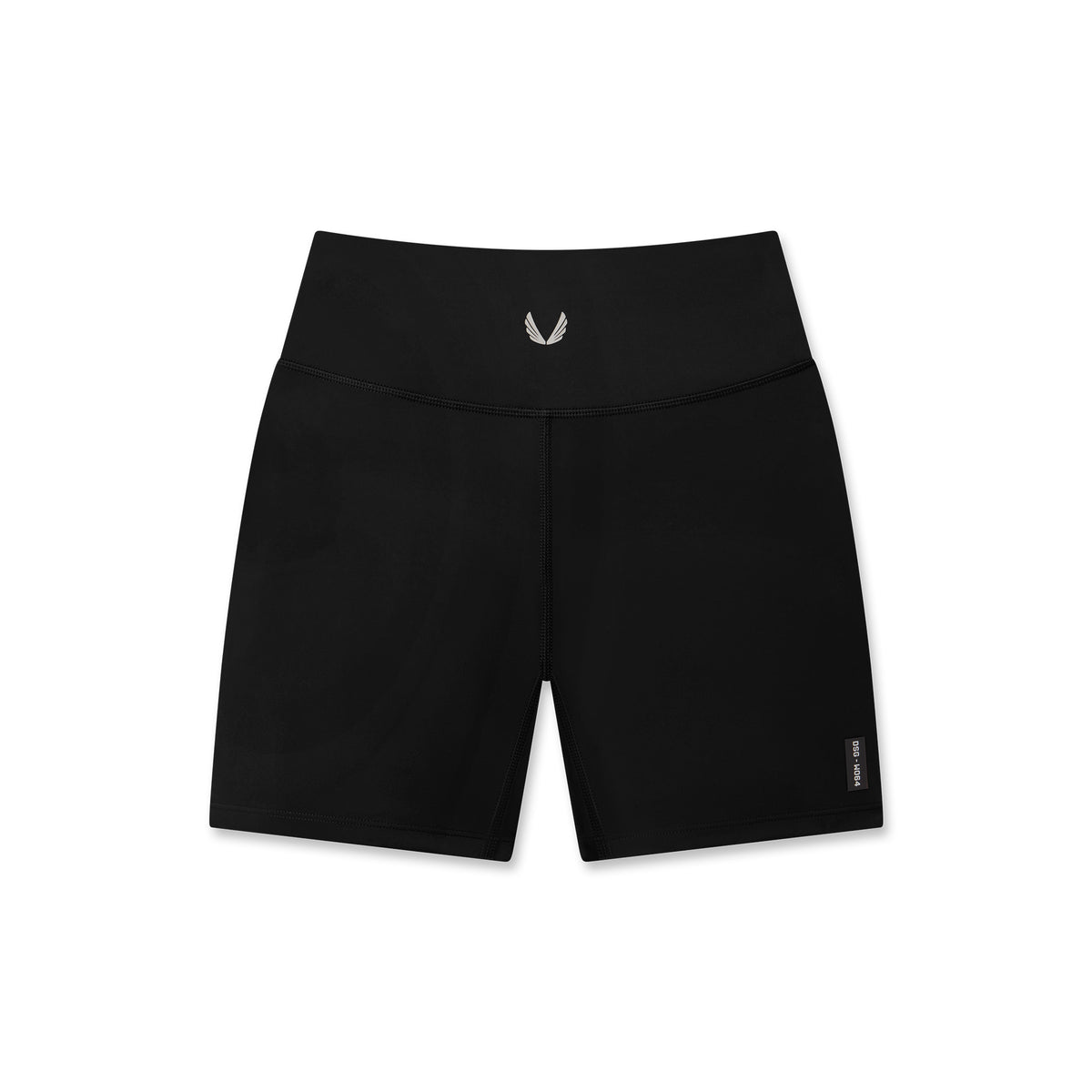W064 LYCRA® ADAPTIV Biker Short in black, front view