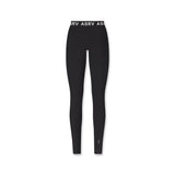 W071. LYCRA® Ribbed Legging - Black