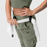 W032. Tetra-Lite® Cargo High Rib Jogger - Sage