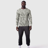 1112. Waffle Knit Longsleeve - Digital Camo
