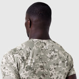 0660. AeroSilver® Established Tee - Digital Camo "Blade"
