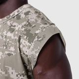 1115. Tech Essential™ Cap Shoulder Cutoff - Digital Camo