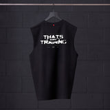 0807. LE Tech Essential™ Relaxed Cutoff - Black "THAT'S TRAINING"