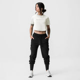 ASRV x Tonal Women's AeroSilver® Cropped Training Tee - Ivory Cream