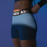 W027. LYCRA® Ribbed Short - Storm