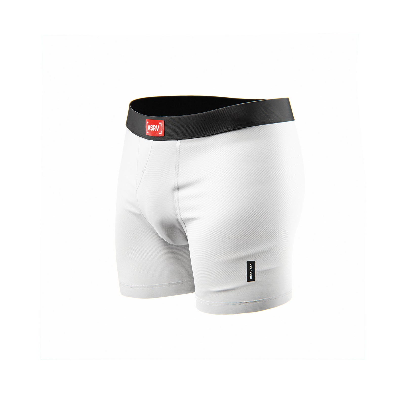 Solucell™ Essential Boxer Brief in white, displayed on a model against white background