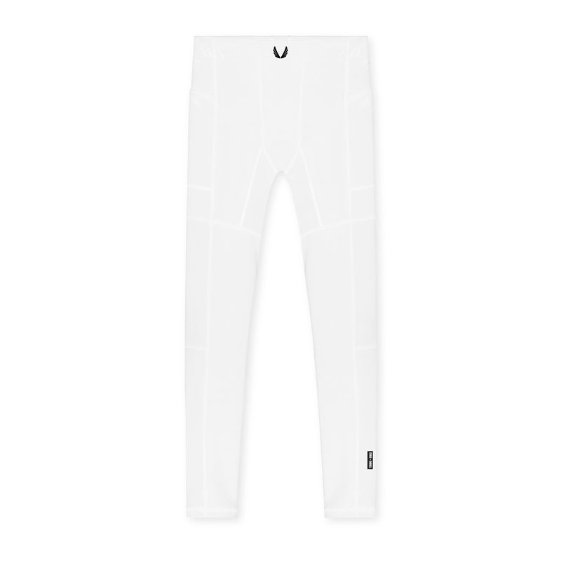 0691. WarpFlexx® Side Pocket Legging  - White