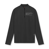 0725. Core Fitted Quarter Zip - Black
