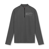 0725. Core Fitted Quarter Zip - Space Grey