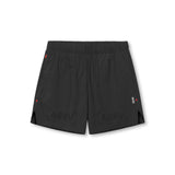 0737. Ripstop 6" Perforated Short - Black