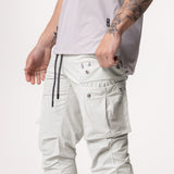 0437. Tetra-Lite® Cargo High Rib Jogger - Stone Reflective