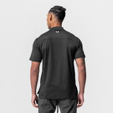 0684. Core Mock Neck Tee - Black