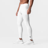 0691. WarpFlexx® Side Pocket Legging - White