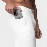 0691. WarpFlexx® Side Pocket Legging - White