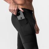 0691. WarpFlexx® Side Pocket Legging - Black