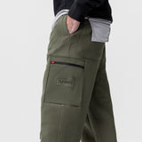 0736. Tech-Terry™ Cinch Cargo Jogger - Olive