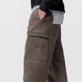 0736. Tech-Terry™ Cinch Cargo Jogger - Deep Taupe