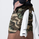 0751. Tetra-Lite® 5" Linerless Short - Woodland Camo "Classic"