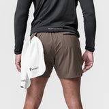 0751. Tetra-Lite® 5" Linerless Short - Deep Taupe "Classic"