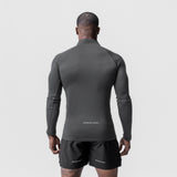 0725. Core Fitted Quarter Zip - Space Grey