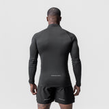 0725. Core Fitted Quarter Zip - Black