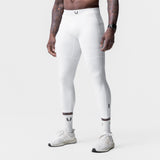 0747. WarpFlexx™ Side Pocket 3/4-Length Legging - White