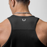 0754. AeroSilver® Training Singlet - Black "OTWR"