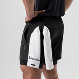 0761. Ripstop 5" Liner Short - Black