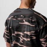 0514. CottonPlus™ Oversized Tee - Rust Camo