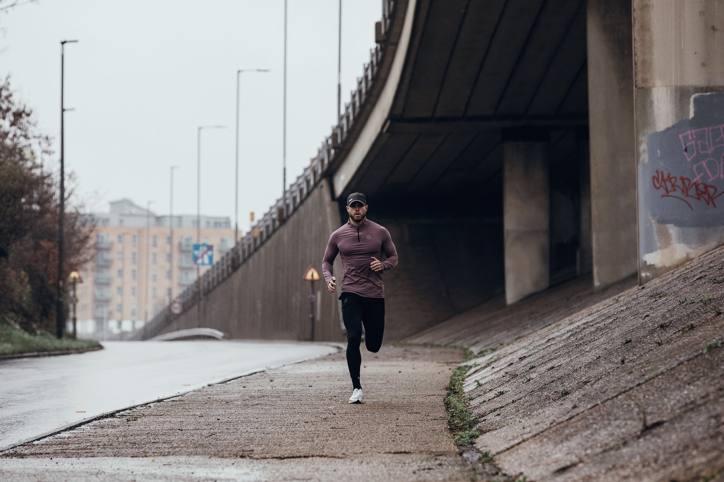 Athlete running