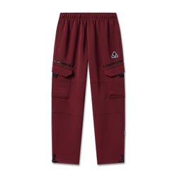 1033. Deltapeak® Cargo Cinch Jogger - Crimson