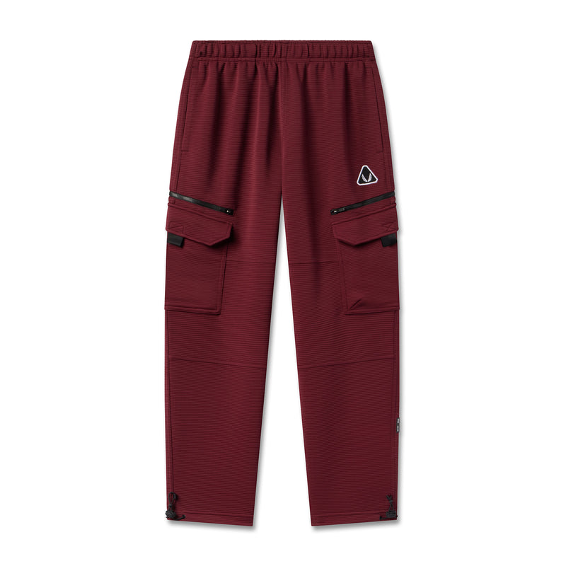 1033. Deltapeak® Cargo Cinch Jogger - Crimson