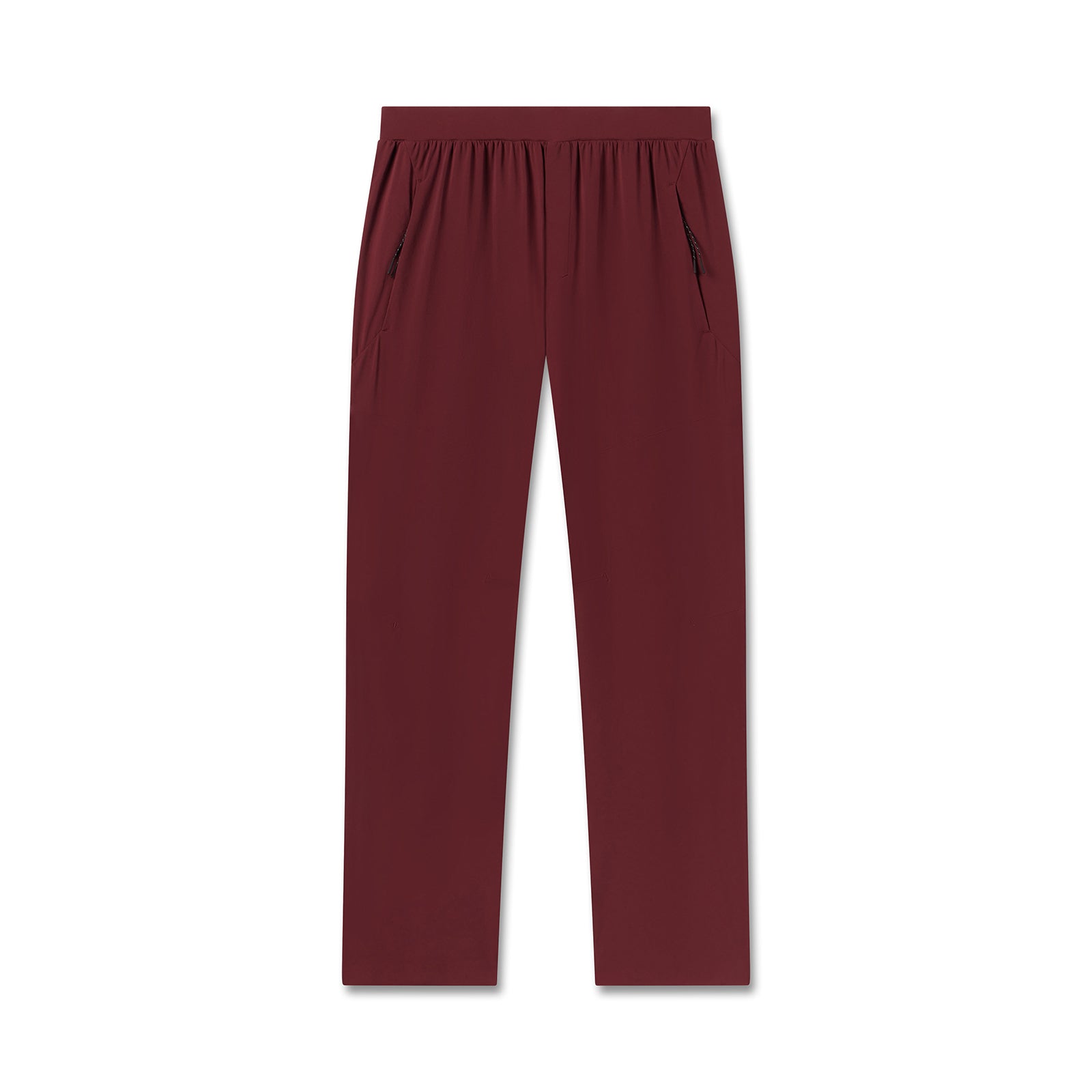 flatlay Aerotex Weather-Ready Bonded Pant in crimson, front view