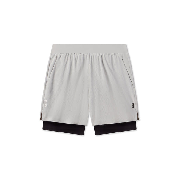 1028. Aerotex™ Bonded 7" Liner Short - Slate Grey