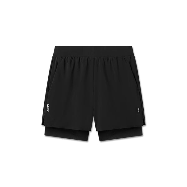 1028. Aerotex™ Bonded 7" Liner Short - Black