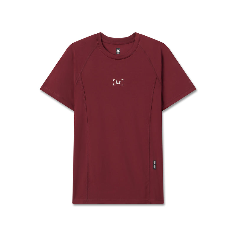 1027. WarpFlexx-Lite™ Half-Sleeve Baselayer - Crimson