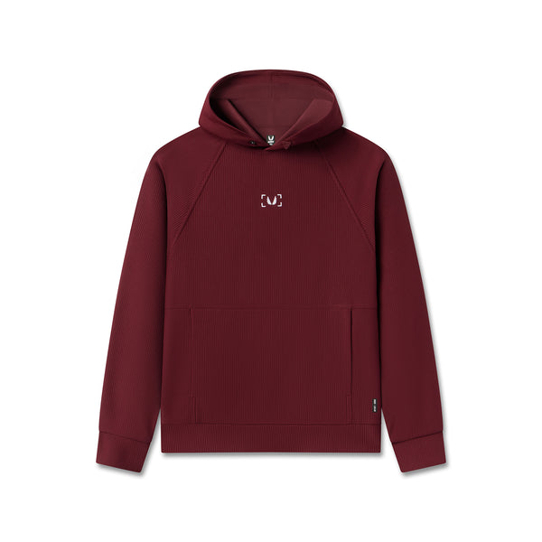 1019. Deltapeak® Oversized Hoodie - Crimson