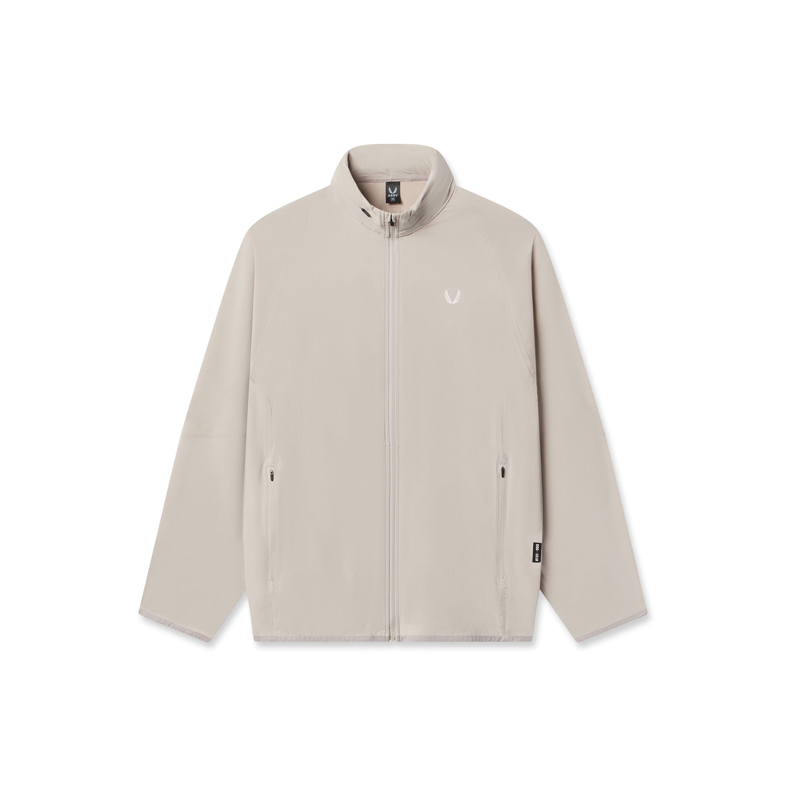 flatlay Aerotex Weather-Ready Bonded Windbreaker in chai, front view