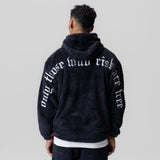 0553. Sherpa Recovery Hoodie - Navy/White