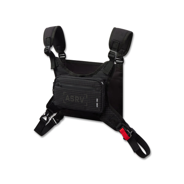 0634. Conditioning Chest Pack - Black "Grid"