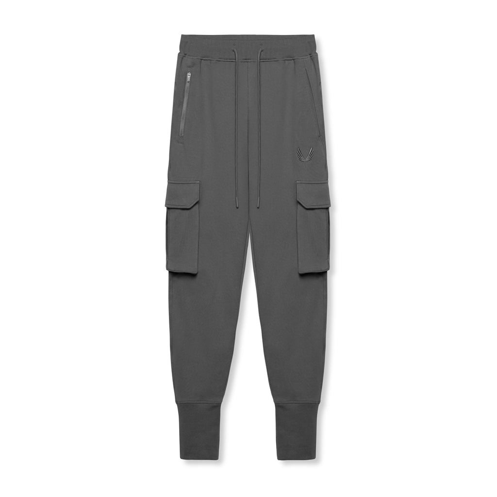 0654. Tech-Terry™ Cargo High Rib Jogger - Space Grey