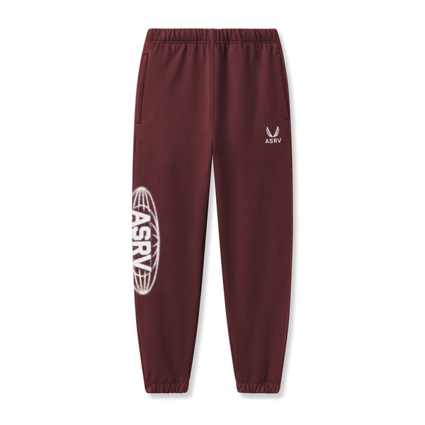 0655. Tech-Terry™ Oversized Sweats - Crimson "Global"