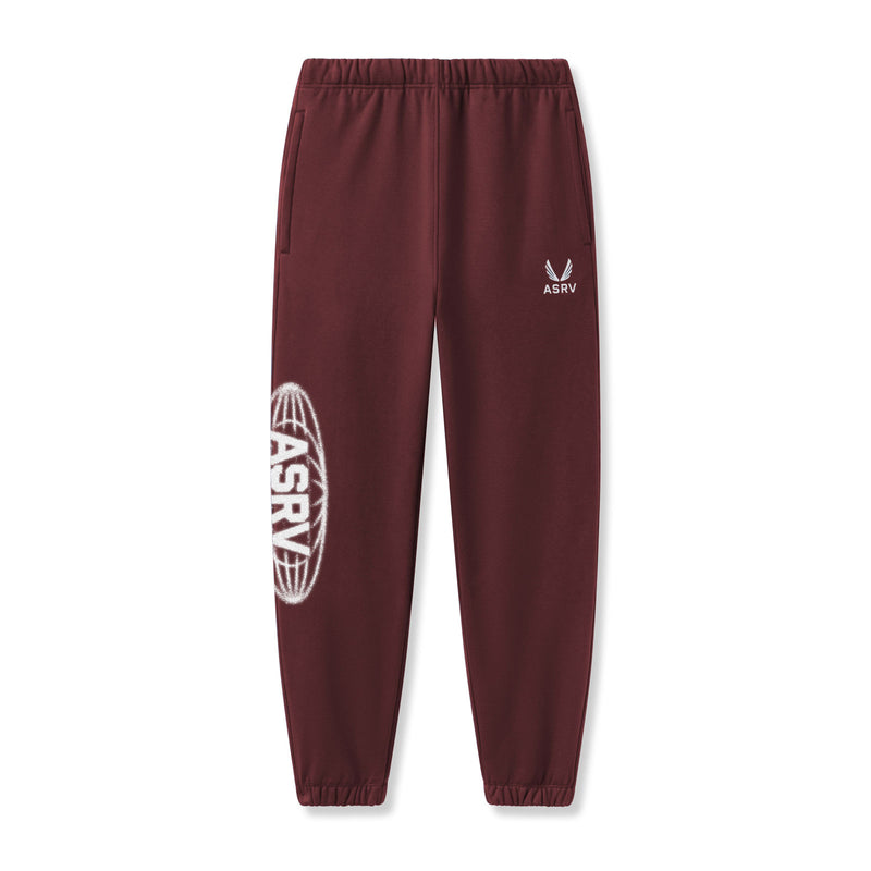 0655. Tech-Terry™ Oversized Sweats - Crimson "Global"