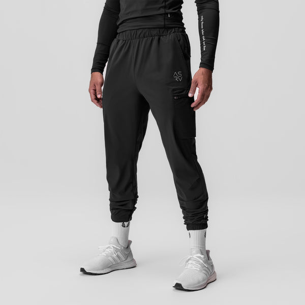 Wearever Fleece Open-Bottom Sweatpants for Tall Men in Black