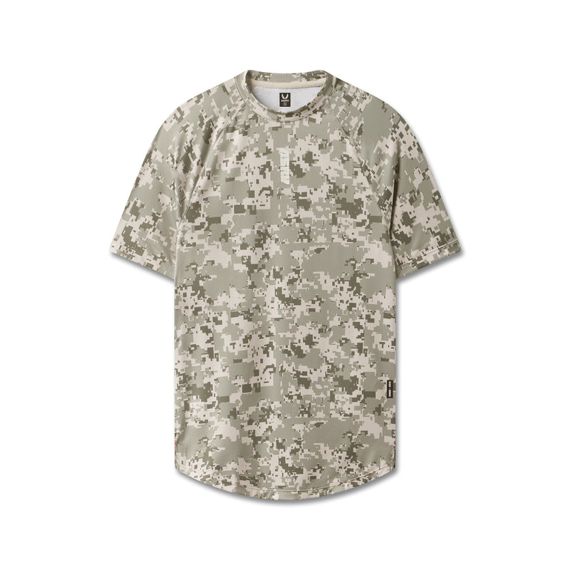 0660. AeroSilver® Established Tee - Digital Camo "Blade"