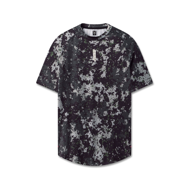 0660. AeroSilver® Established Tee - Pixel Camo "Blade"