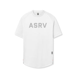 0660. AeroSilver® Established Tee - White "Reflective ASRV"