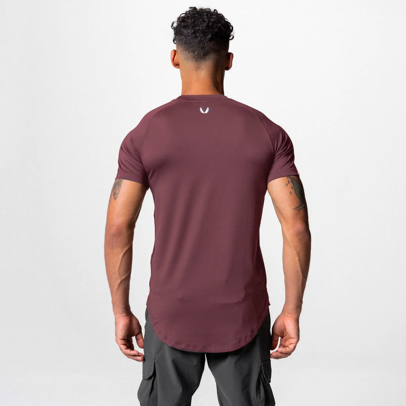 0660. AeroSilver® Established Tee - Plum